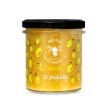 PASIEKI RODZINY SADOWSKICH Mi&oacute;d z pigwą, 430g