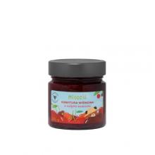 Zdjęcie produktu - PASIEKI RODZINY SADOWSKICH Miodziś konfitura wiśniowa z całymi owocami, 210g