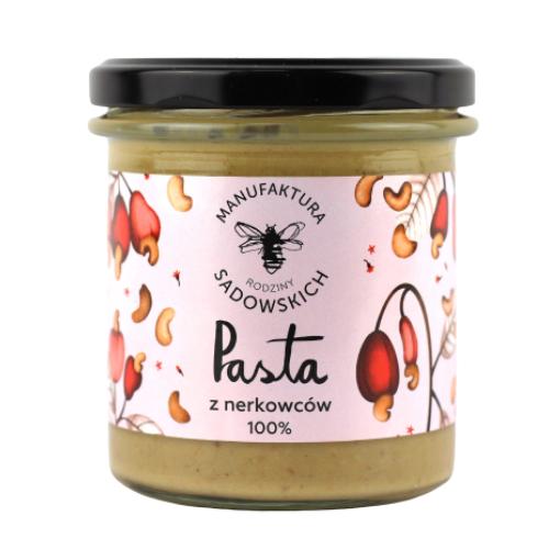 Zdjęcie produktu - PASIEKI RODZINY SADOWSKICH Pasta z nerkowc&oacute;w, 300g