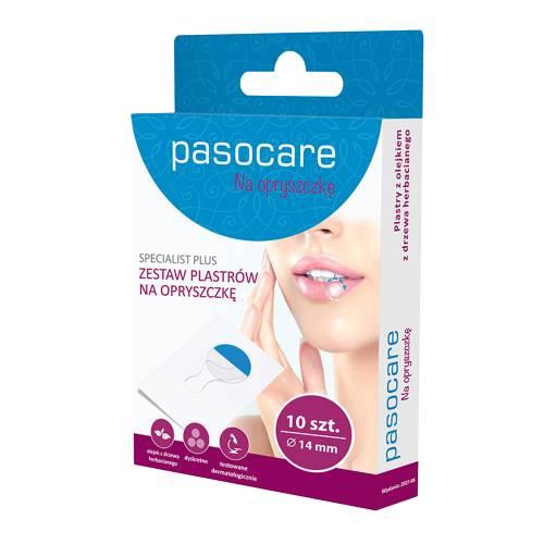 Zdjęcie produktu - PASOCARE SPECIALIST Plus Zestaw plastr&oacute;w na opryszczkę, 10 szt.