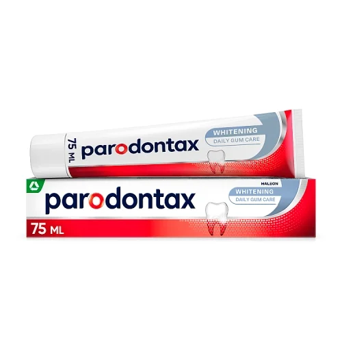 Zdjęcie produktu - Parodontax Whitening Pasta do zęb&oacute;w wybielająca na krwawiące dziąsła, 75 ml