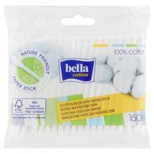 Zdjęcie produktu - Patyczki higieniczne BELLA w woreczku foliowym, 160szt.
