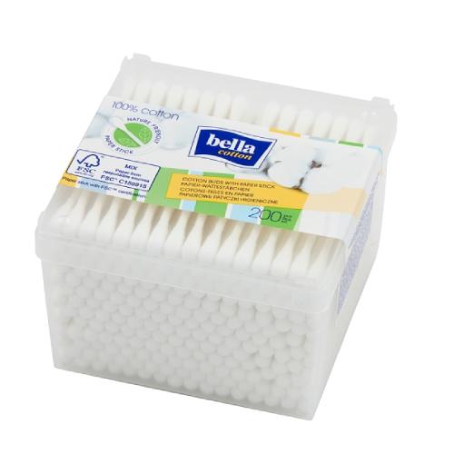 Zdjęcie produktu - BELLA COTTON Patyczki papierowe, 200 szt.