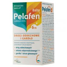 Zdjęcie produktu - Pelafen Baby 6m+ smak owocowy, 20 kapsułek