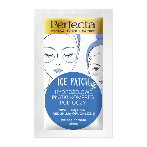 Zdjęcie produktu - PERFECTA Ice Patch Hydrożelowe płatki-kompres pod oczy, 1 para