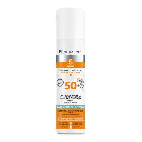 Zdjęcie produktu - Pharmaceris S Sun Antyoksydacyjna mgiełka ochronna SPF 50+ w spray&rsquo;u, 75 ml