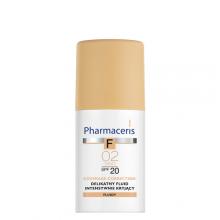 Zdjęcie produktu - Pharmaceris F fluid intensywnie kryjący 02 z filtrem SPF 20, 30 ml