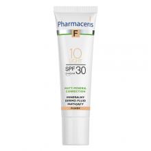 Zdjęcie produktu - PHARMACERIS F Mineralny dermo-fluid matujący SPF30 - 10 Light, 30ml