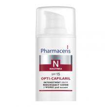 Zdjęcie produktu - Pharmaceris N OPTI-CAPILARIL Intensywny krem redukujący cienie i worki pod oczami SPF15, 15 ml