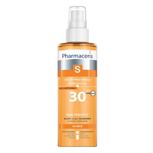 Zdjęcie produktu - PHARMACERIS S suchy olejek ochronny SPF 30, 200ml