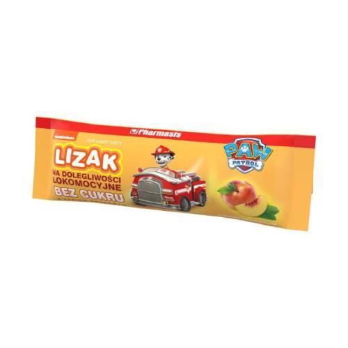 Zdjęcie produktu - Pharmasis Lizak na dolegliwości lokomocyjne o smaku morelowym, 1 szt.