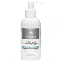 Zdjęcie produktu - PHARMEDIS Mydło w płynie z nanosrebrem i białą glinką, 150ml