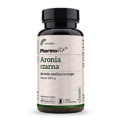 Zdjęcie produktu - PHARMOVIT Aronia czarna ekstrakt 20:1, 60 kaps.