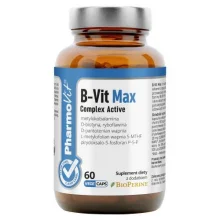 Zdjęcie produktu - PHARMOVIT B-Vit Max Complex Active, 60 vcaps
