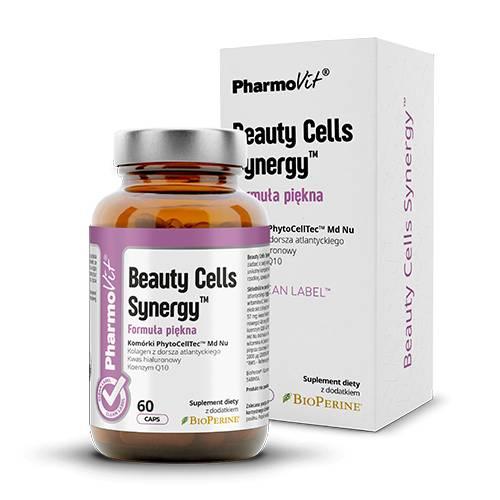 Zdjęcie produktu - PharmoVit Beauty Cells Synergy Formuła piękna, 60 kaps.