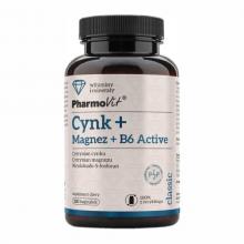 Zdjęcie produktu - PHARMOVIT Cynk+Magnez+B6 Active, 120 kapsułek