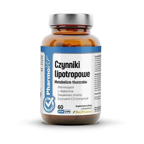 Zdjęcie produktu - Pharmovit Czynniki lipotropowe, 60 kaps.