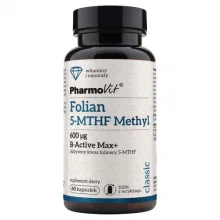 Zdjęcie produktu - PHARMOVIT Folian 5-MTHF Methyl, 60 kaps.