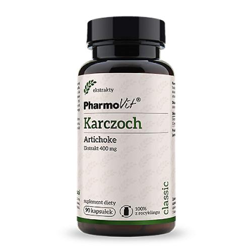 Zdjęcie produktu - PHARMOVIT Karczoch 400 mg Artichoke, 90 kaps.