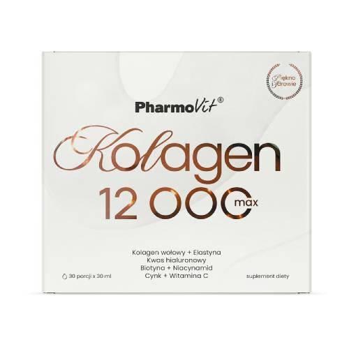 Zdjęcie produktu - PHARMOVIT Kolagen 12 000 max, 30 ml x 30 szt.