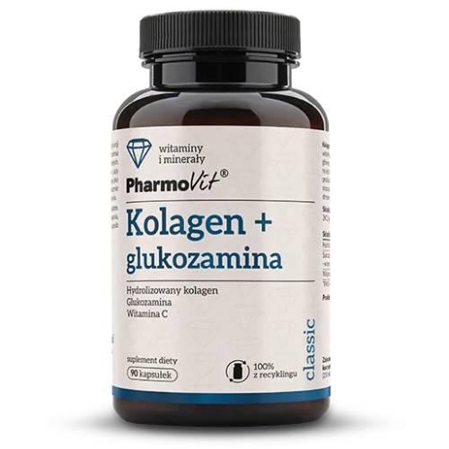 Zdjęcie produktu - Pharmovit Kolagen + Glukozamina, 90 kaps.