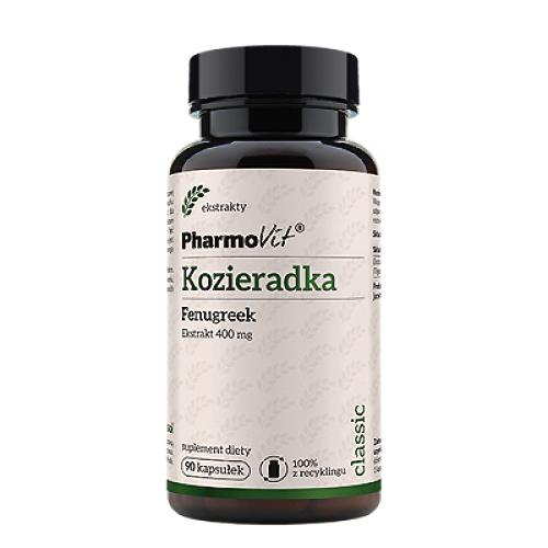 Zdjęcie produktu - PHARMOVIT Kozieradka 400mg, 90kaps