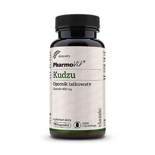 Zdjęcie produktu - PHARMOVIT Kudzu Opornik łatkowaty ekstrakt 400mg, 90kaps.