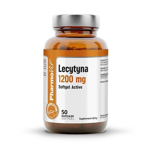 Zdjęcie produktu - PharmoVit Lecytyna 1200 mg Softgel Active, 50 kaps.