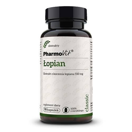 Zdjęcie produktu - PharmoVit Łopian, 90 kaps.
