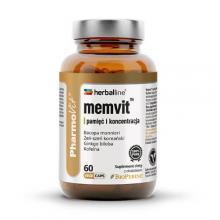 Zdjęcie produktu - PHARMOVIT Memvit pamięć i koncentracja, 60 kaps.