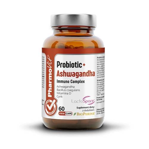 Zdjęcie produktu - PHARMOVIT Probiotic + Ashwagandha, 60 kaps.