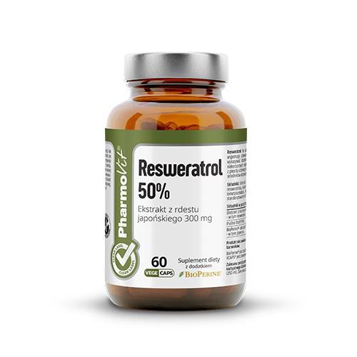 Zdjęcie produktu - PHARMOVIT Resweratrol 50%, 60 kapsułek