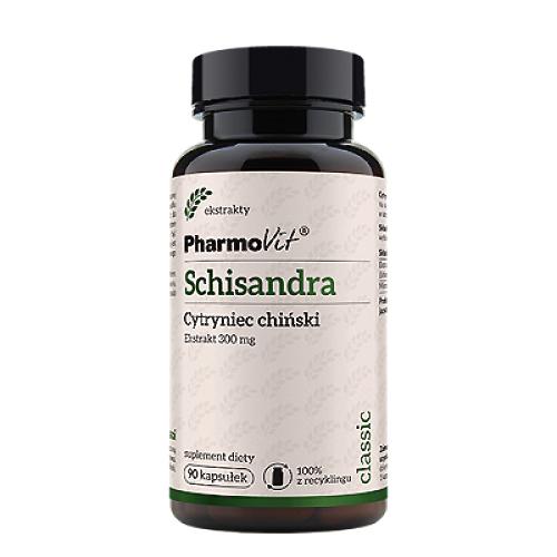 Zdjęcie produktu - Pharmovit  Schisandra Cytyniec Chiński 300mg, 90 Kaps.