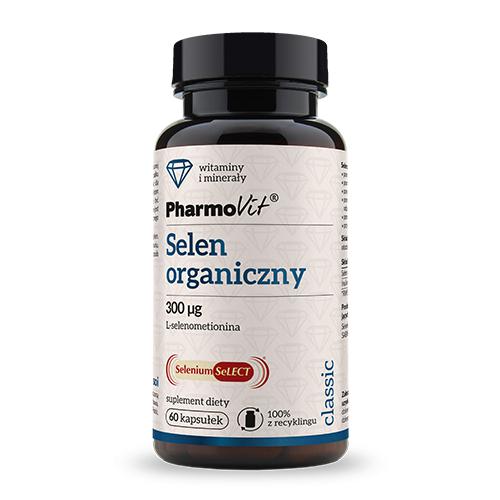 Zdjęcie produktu - PHARMOVIT Selen organiczny 300ug L-selenometionina SeleniumSeLECT, 60 kapsułek