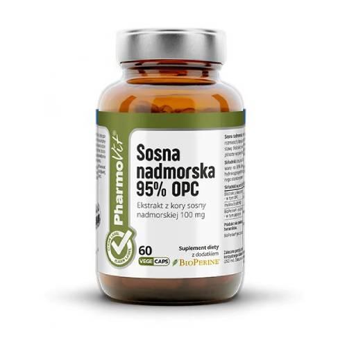 Zdjęcie produktu - PHARMOVIT Sosna nadmorska 100mg, 60 kapsułek