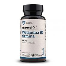 Zdjęcie produktu - PHARMOVIT Witamina B1 tiamina 100mg, 60 kaps.