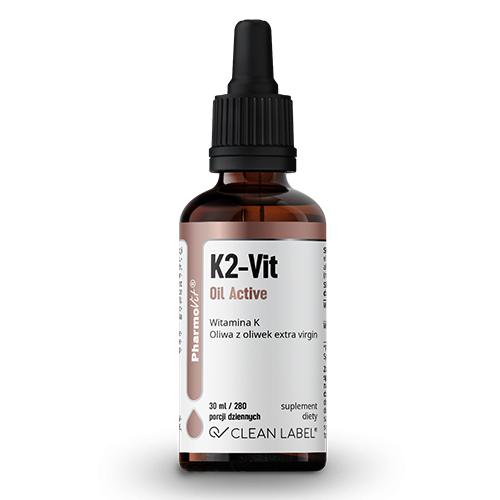 Zdjęcie produktu - PHARMOVIT Witamina K2-Vit Oil Active, 30 ml