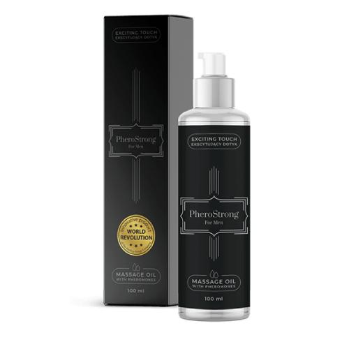 Zdjęcie produktu - PheroStrong for men olejek do masażu z feromonami, 100ml