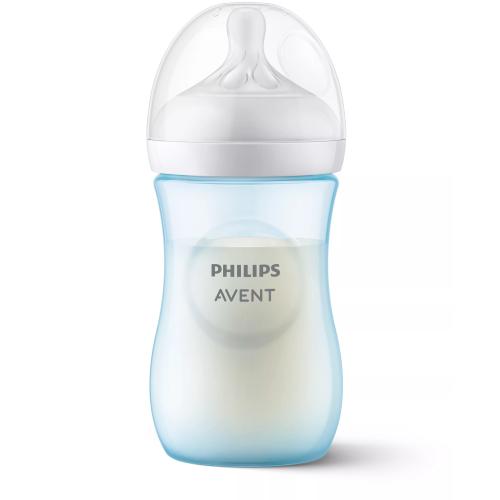 Zdjęcie produktu - AVENT Natural Response Butelka dla niemowląt 1m+ SCY903/21 niebieska, 260ml