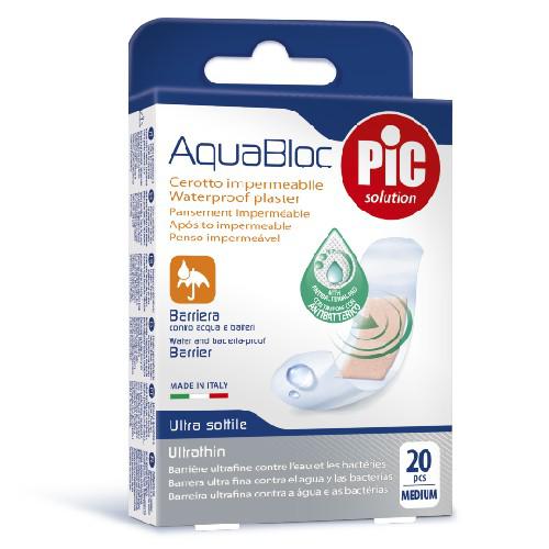 Zdjęcie produktu - PIC AquaBlock plastry średnie, 20szt .