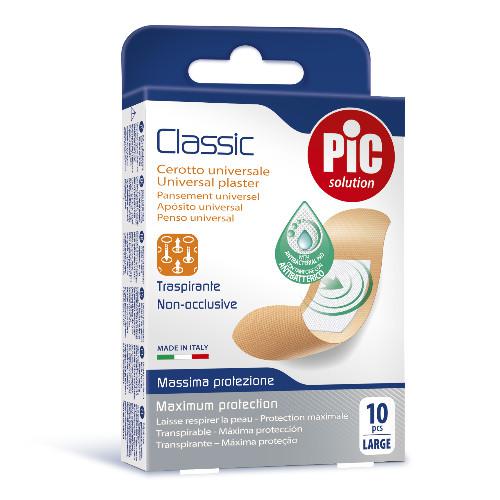 Zdjęcie produktu - PIC Classic Plastry antybakteryjne duże, 10 szt.