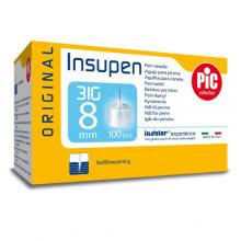 Zdjęcie produktu - PIC Insupen Igły do pen&oacute;w 31G 8mm, 100 sztuk