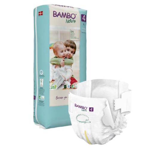 Zdjęcie produktu - BAMBO Nature 4 (L 7-14kg) Pieluszki, 48 szt.
