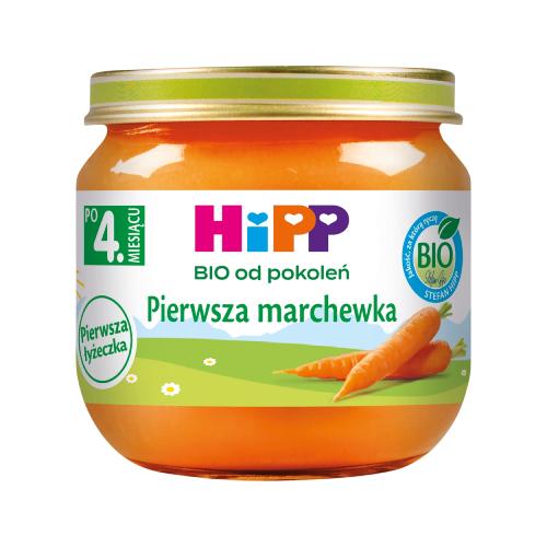 HiPP BIO Pierwsza marchewka po 4. miesiącu, 80 g