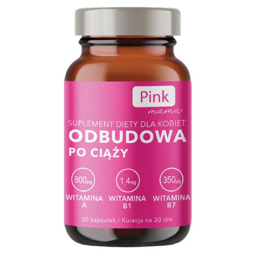 Zdjęcie produktu - Pink Mama Odbudowa po ciąży, 30 kaps.