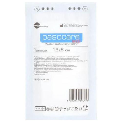 Zdjęcie produktu - Pasocare Med Plaster opatrunkowy jałowy 15cmx8cm, 1szt.