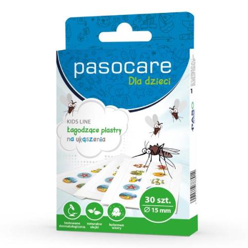 Zdjęcie produktu - PASOCARE Plastry na ukąszenia komar&oacute;w, 30 sztuk 