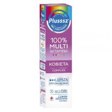 Zdjęcie produktu - Plusssz 100% Multiwitamina Kobieta Complex, 20 tabletek musujących