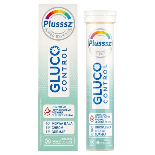 Zdjęcie produktu - Plusssz Gluco Control, 20 tabletek musujących