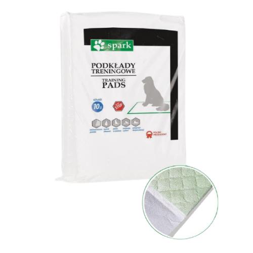 Zdjęcie produktu - SPARK Podkłady dla zwierząt 60x60cm, 10 sztuk